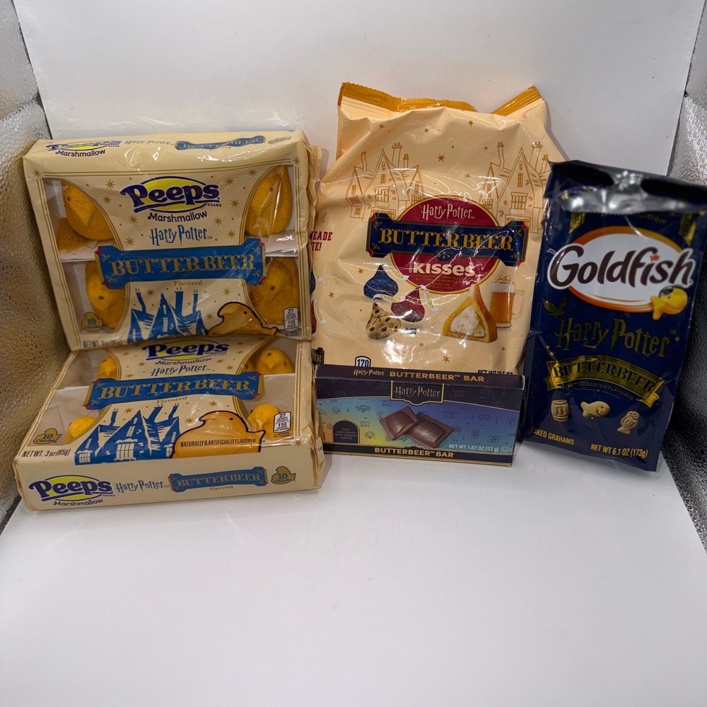 Harry Potter Unisex OS Butterbeer Snack Bundle Peeps Kisses Goldfish Wizard Core